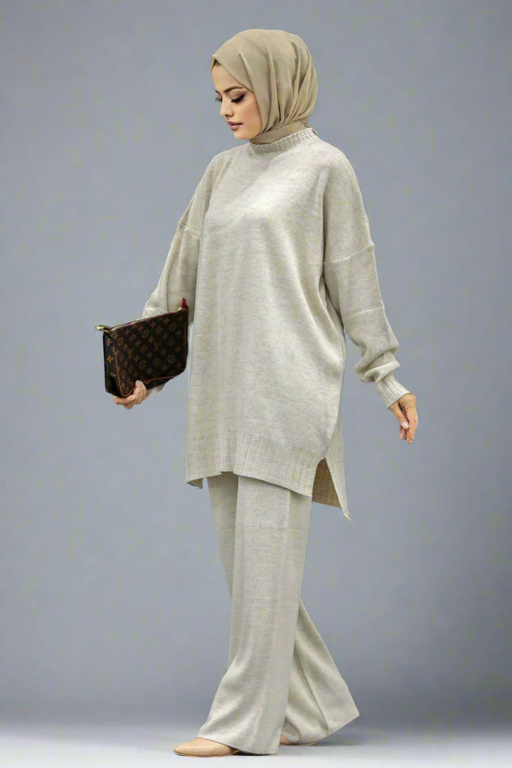 Cotton Two-Piece Tunic & Pants set