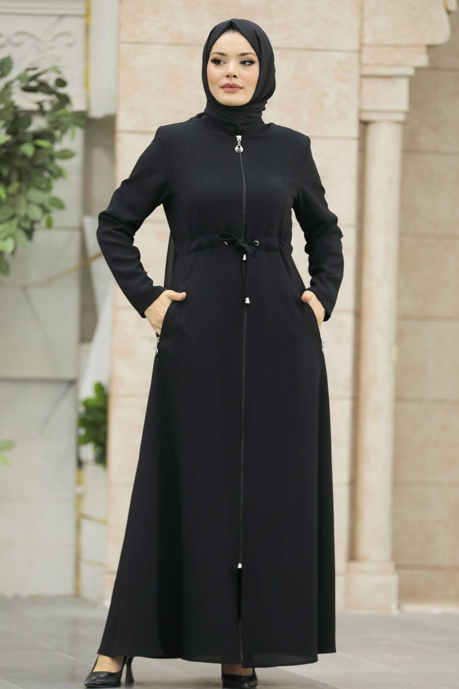 Pocket Sweater Abaya