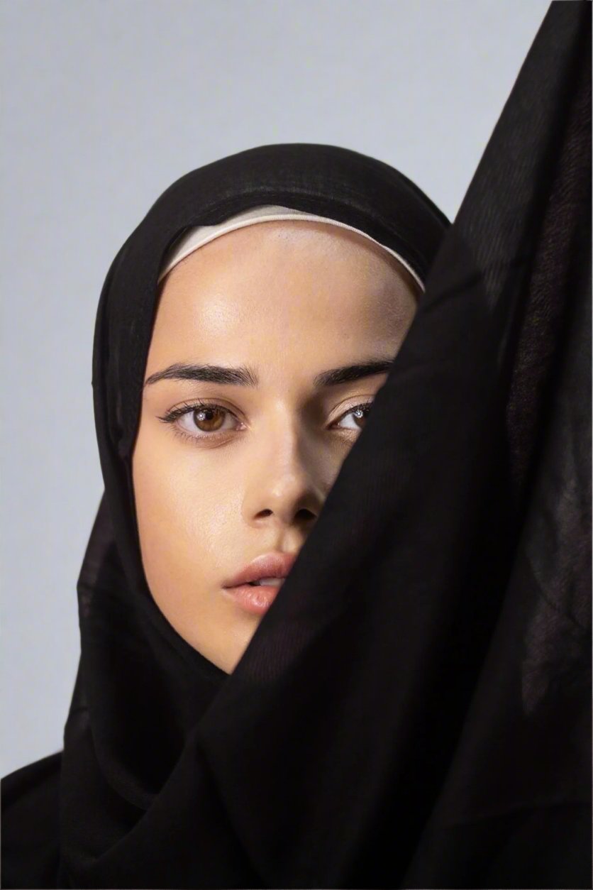 Black Modal Hijab