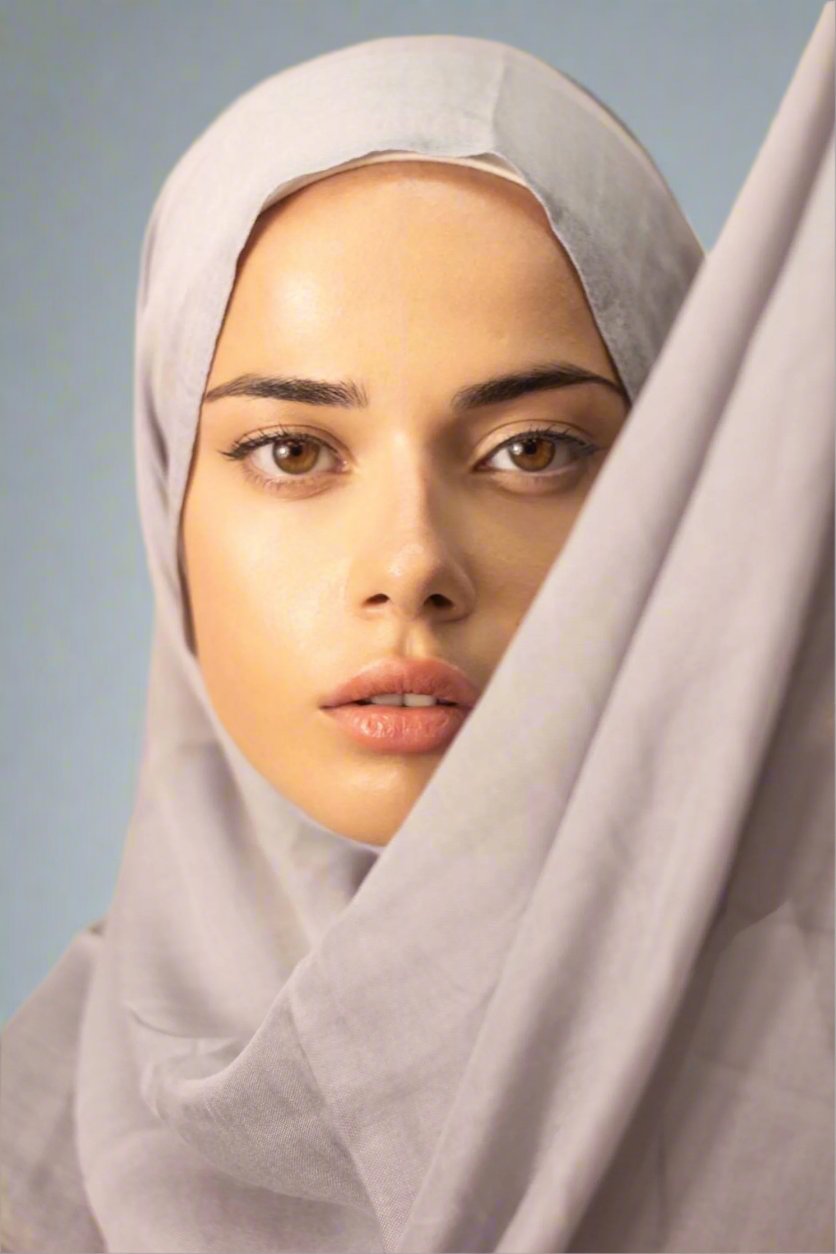 Light Grey Modal Hijab