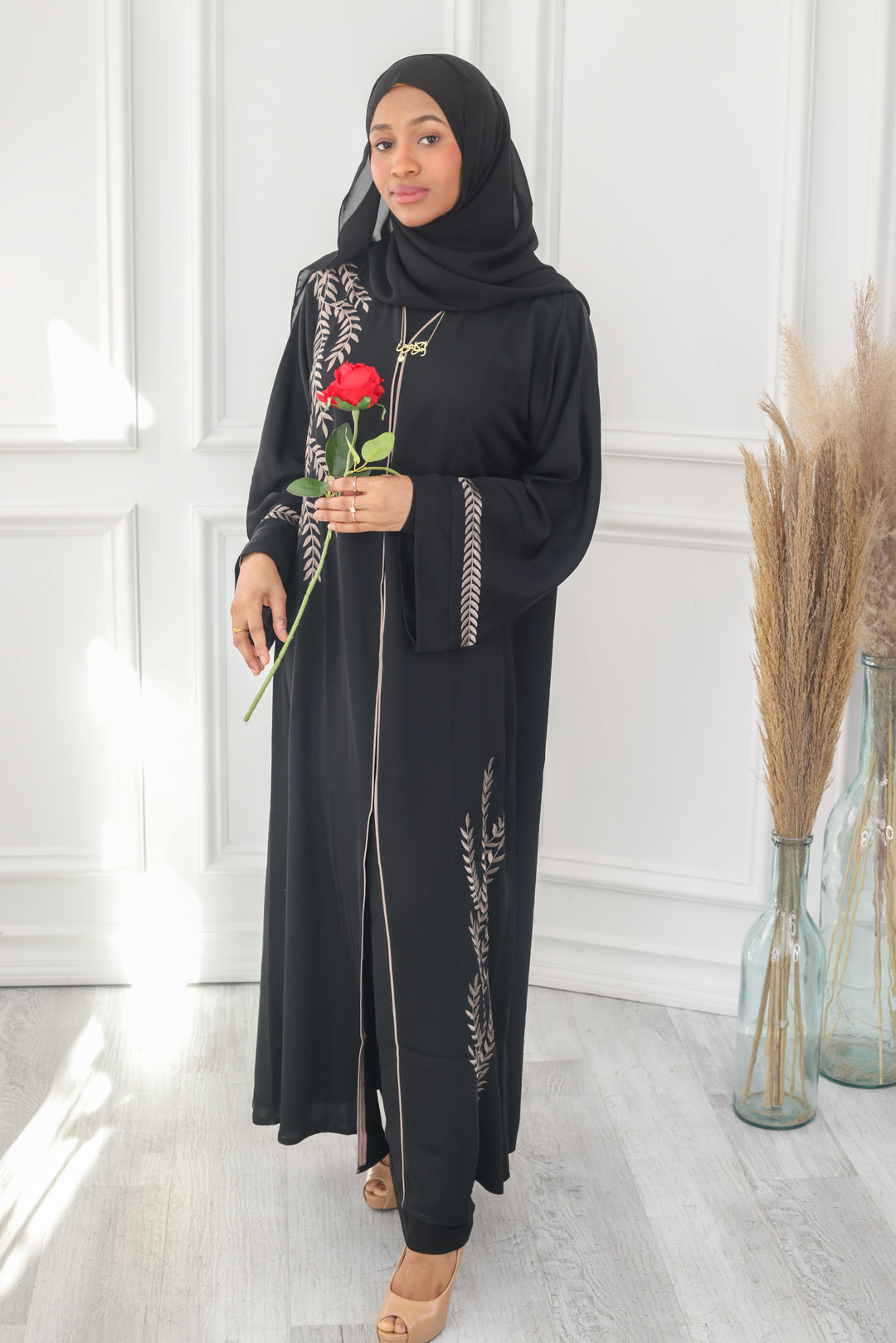 Golden Vines Abaya