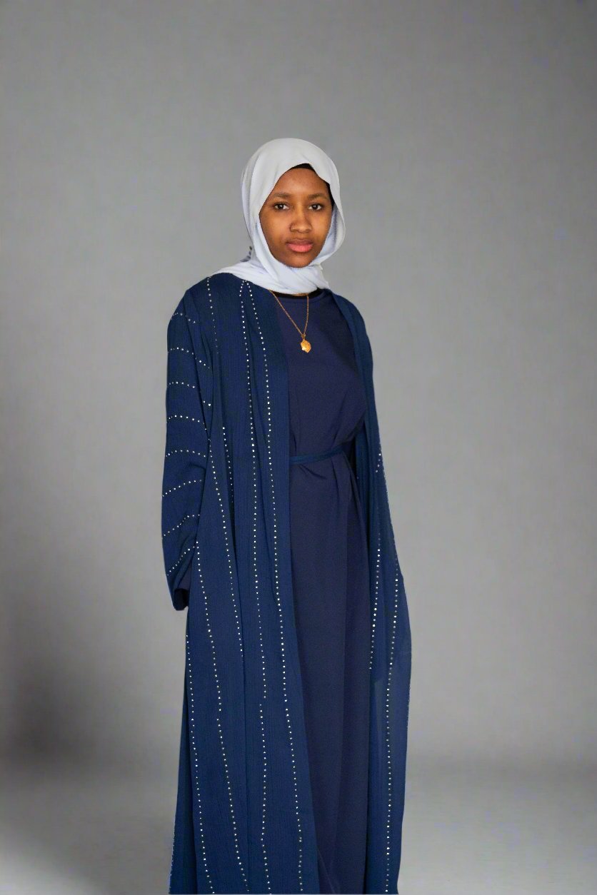 Two - Piece Beaded Abaya