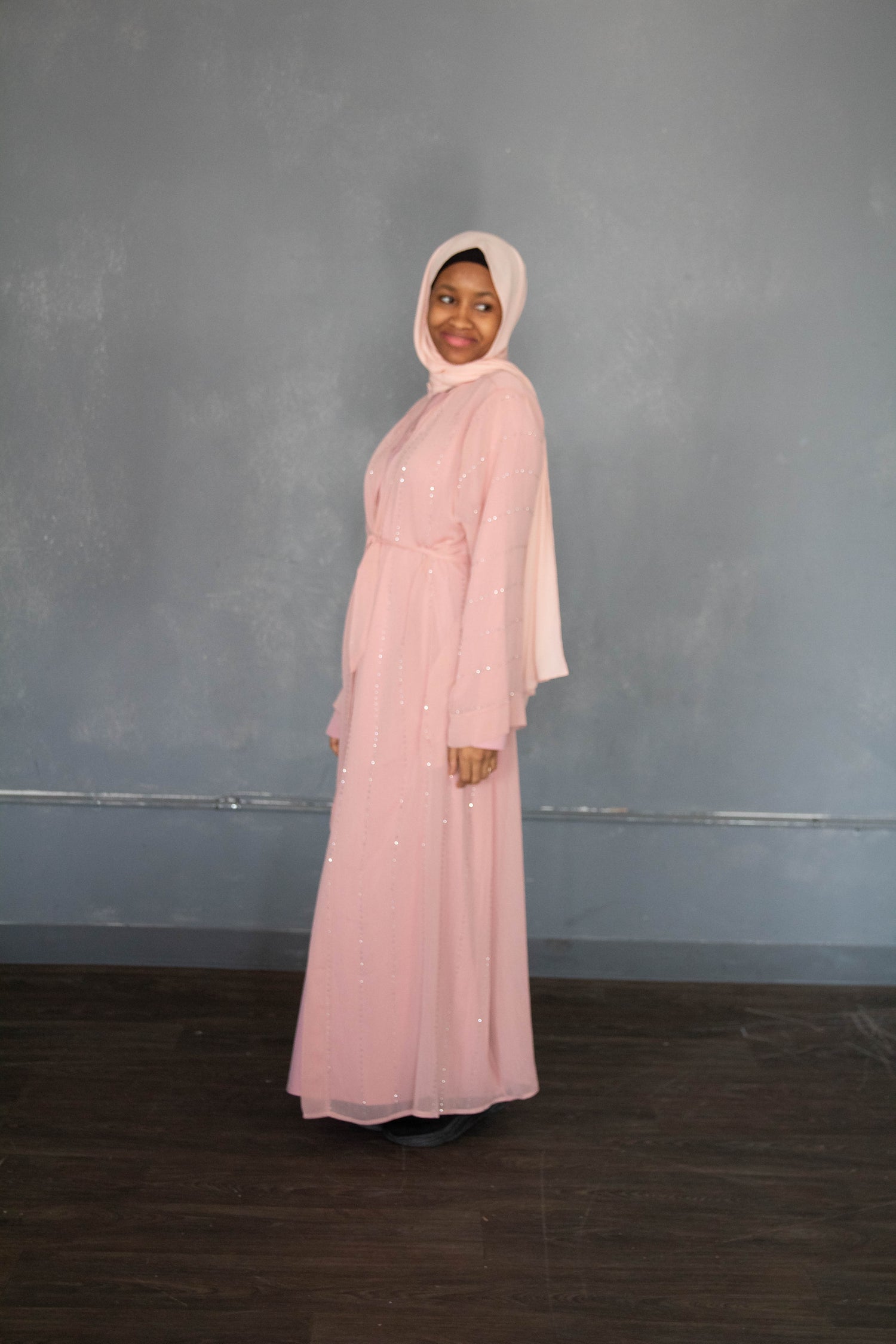 Two - Piece Beaded Abaya