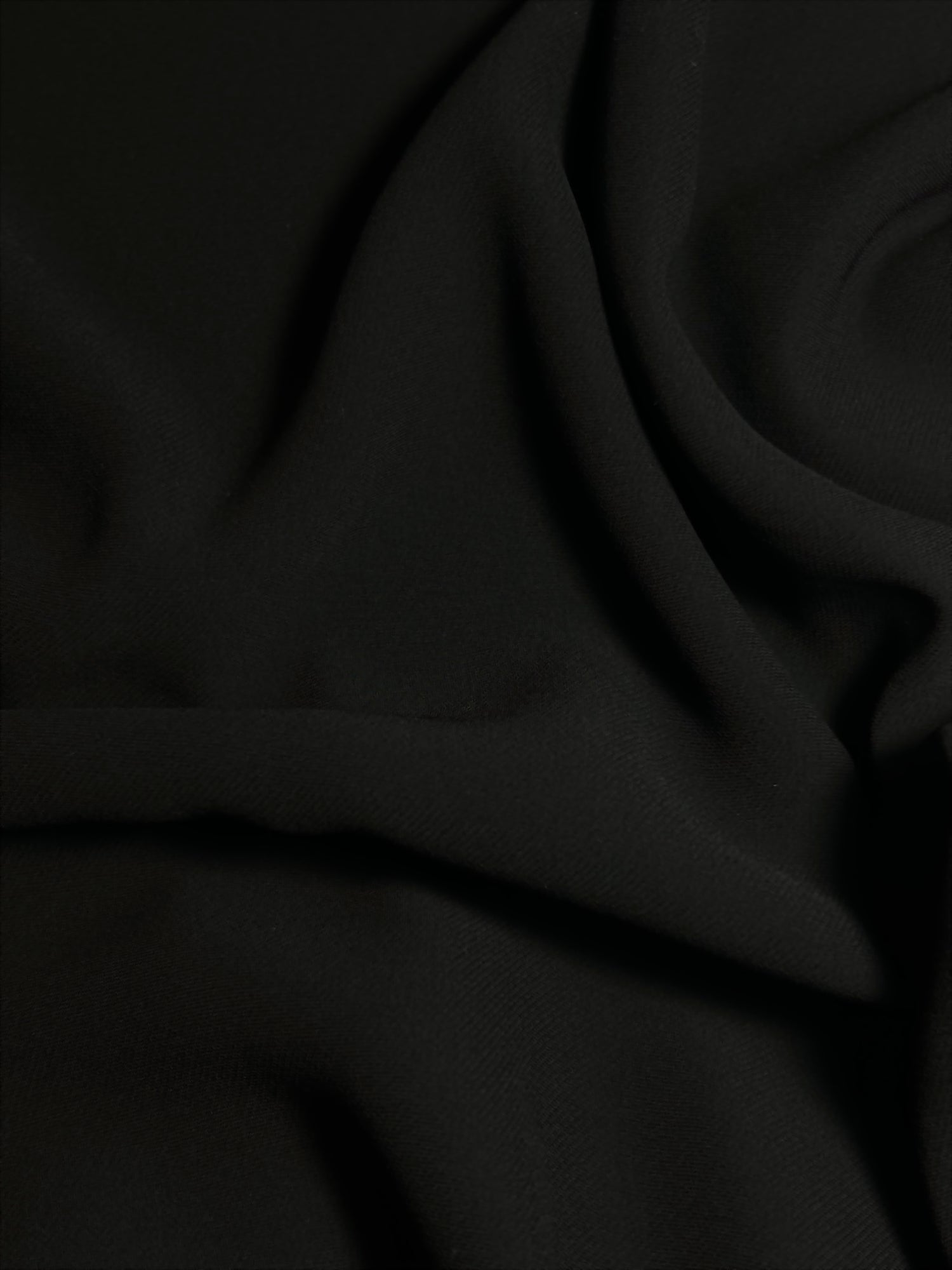 Black Premium Chiffon Hijab