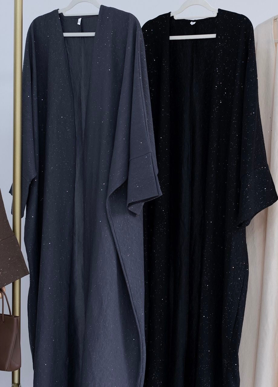 Midnight Glitter Abaya